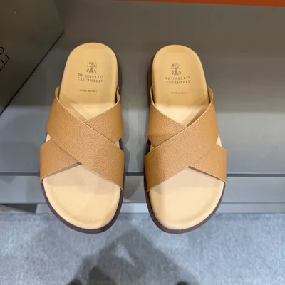 New Brunello Cucinelli BC Men's Casual Sandals