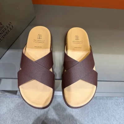 New Brunello Cucinelli BC Men's Casual Sandals