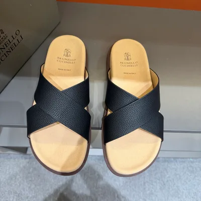 New Brunello Cucinelli BC Men's Casual Sandals