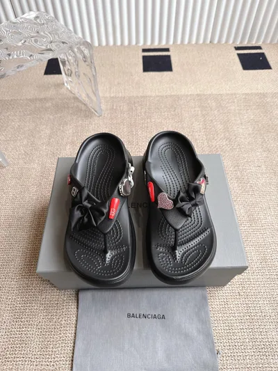 Balenciaga 25SS Bow Slide Sandals