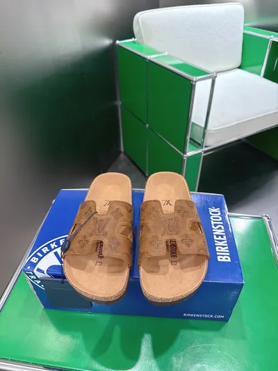 Louis Vuitton × BIRKENSTO Boston Two-Strap Soft Sole Sandals
