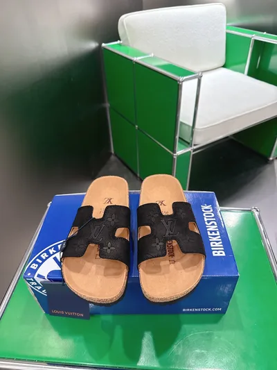 Louis Vuitton × BIRKENSTO Boston Two-Strap Soft Sole Sandals