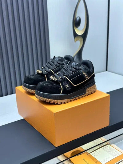 LV Louis Vuitton Classic Runway New Style Hollow Glue