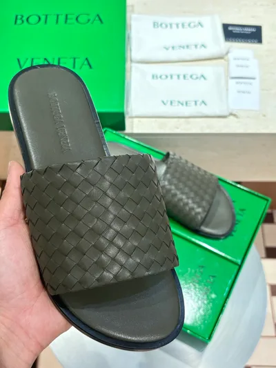 BV Men's Genuine Leather Sole Sandals