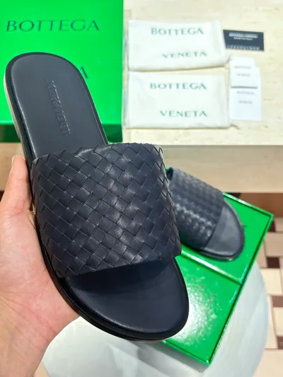 BV Men's Leather Sole Sandals