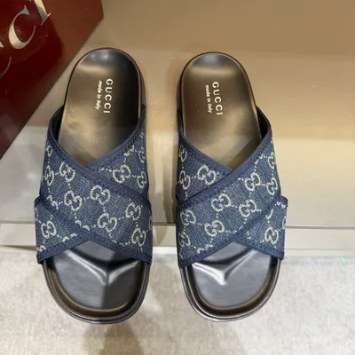 GG Luxury Men's Summer Sandals Classic Monogram Series