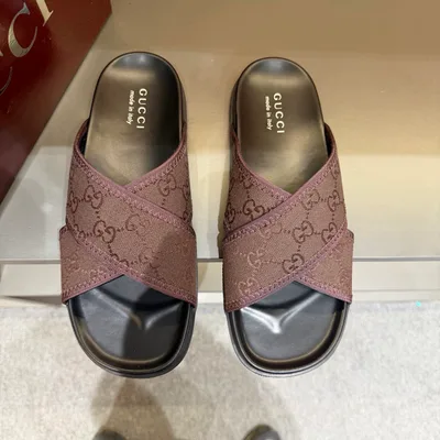 GG Luxury Men's Summer Sandals Classic Monogram Series