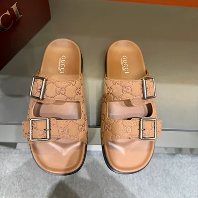 GG Luxury Men's Summer Sandals Classic Monogram Series