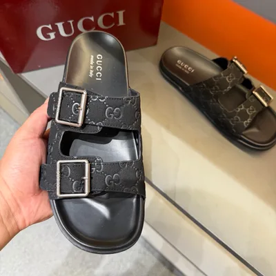 GG Luxury Men's Summer Sandals Classic Monogram Series - LM-SHO-0998 - Shoes Item - Wren-Luxe